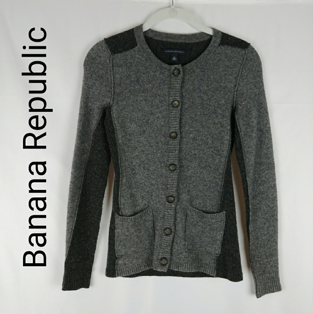 Banana Republic | Lambs Wool Sweater Cardigan